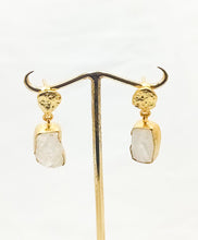 Load image into Gallery viewer, RAW MOONSTONE GOLD DROPS
