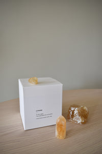 CRYSTAL CANDLE, CITRINE