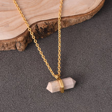 Load image into Gallery viewer, BEIGE JASPER PENCIL NECKLACE

