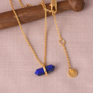 LAPIS LAZULI PENCIL NECKLACE