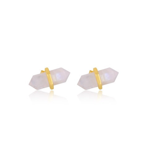 MOONSTONE PENCIL STUDS