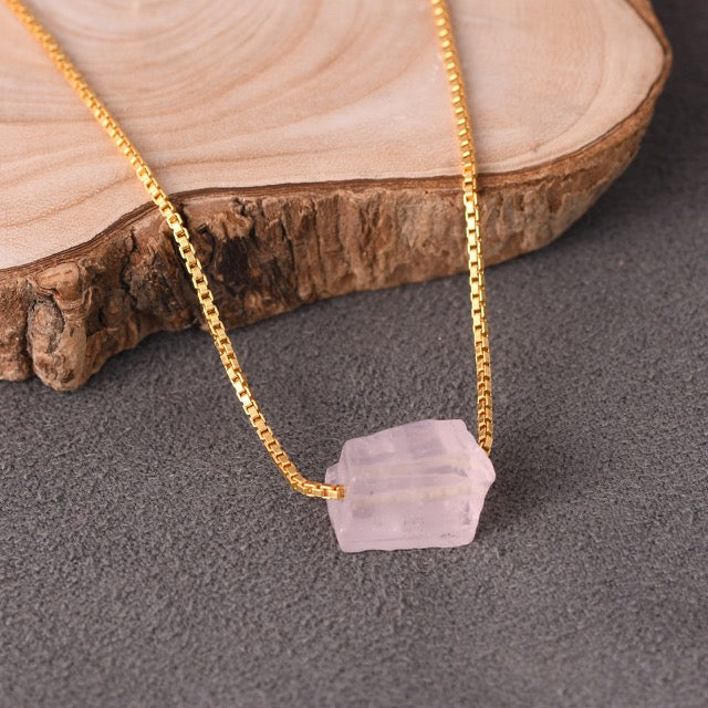 SELF-LOVE NECKLACE / ROSE QUARTZ