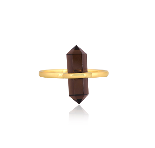 SMOKEY PENCIL RING